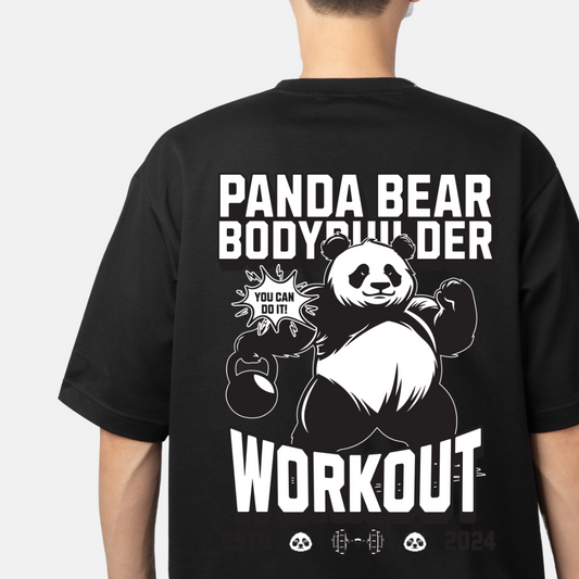 "Chill Like a Panda: Comfortable Oversized T-Shirt"