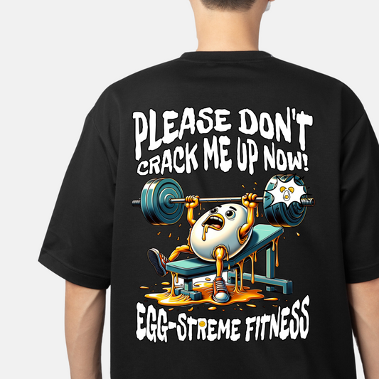 "Sunny Side Up: Egg-Inspired Oversized Tee"