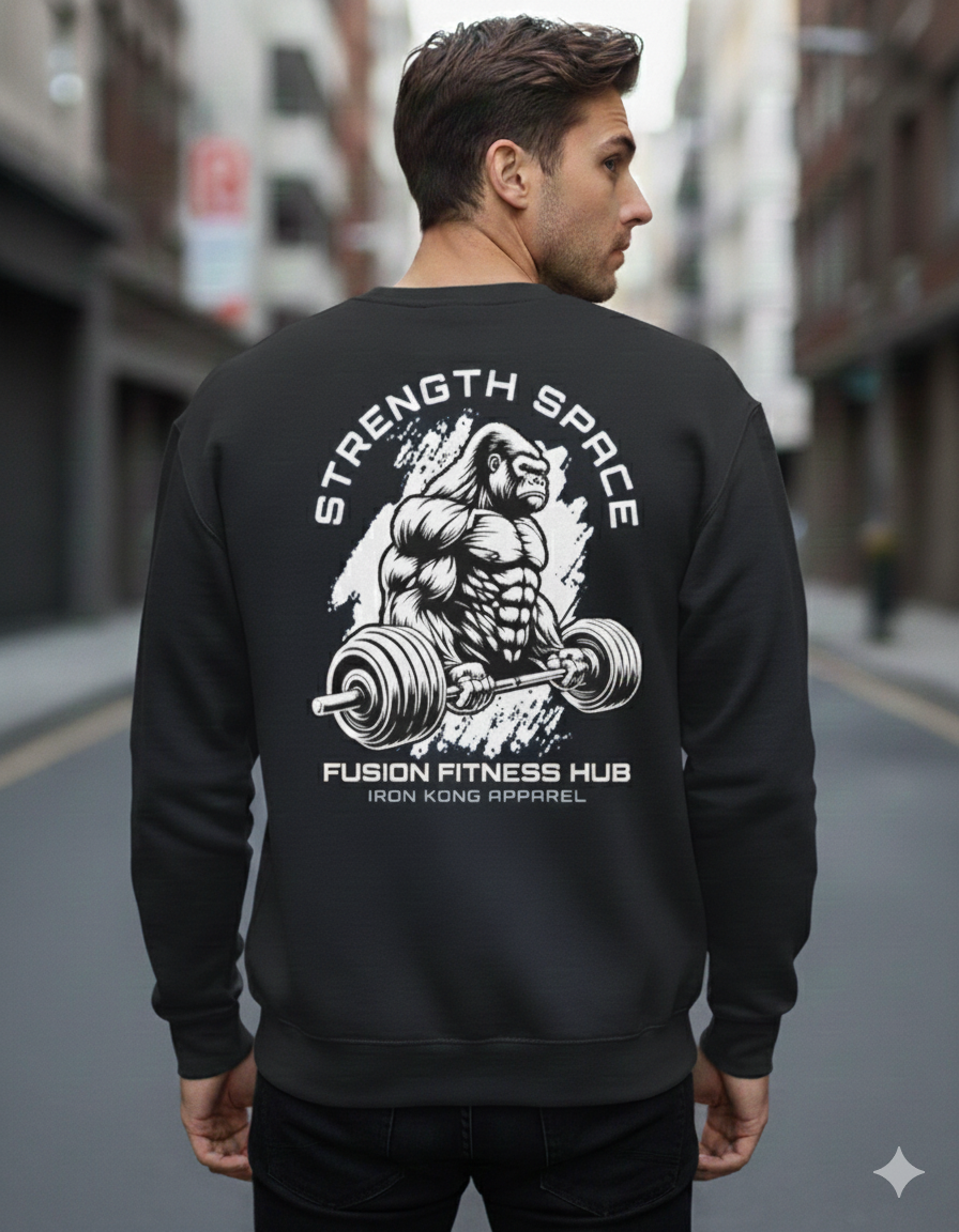 “Primal Gorilla” Graphic Oversized Sweatshirt