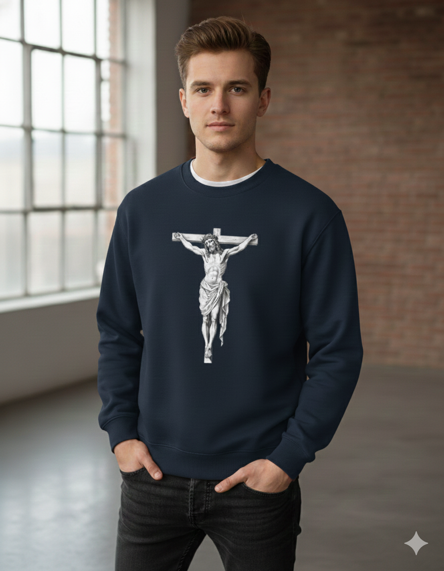 "Faith Over Fear"-Oversized Sweatshirt