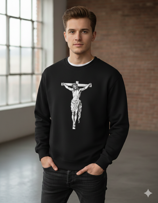 "Faith Over Fear"-Oversized Sweatshirt