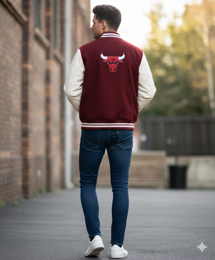 "Raging Ember Varsity Jacket"
